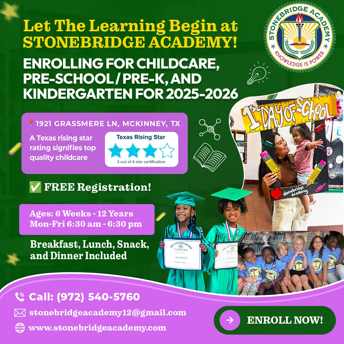 Enrolling for Childrencare